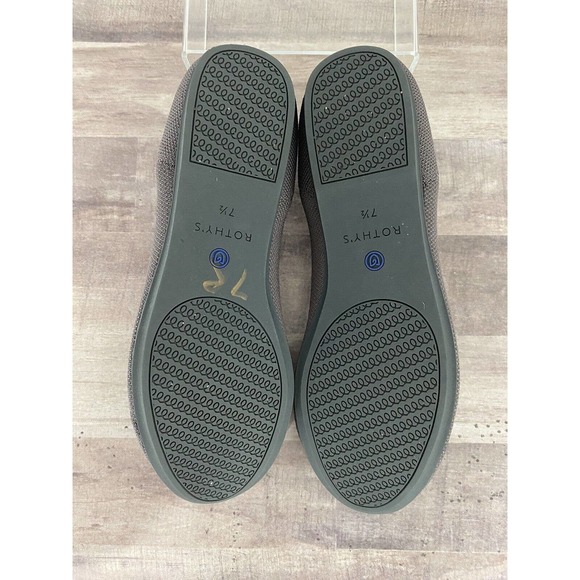 Rothy's The Flat Retired Color Mink Rounded Toe Knit Flats Women's size 7.5 - Picture 7 of 8